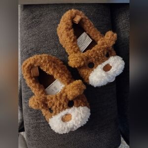 Wonder Nation Brown Bear Kids Slippers